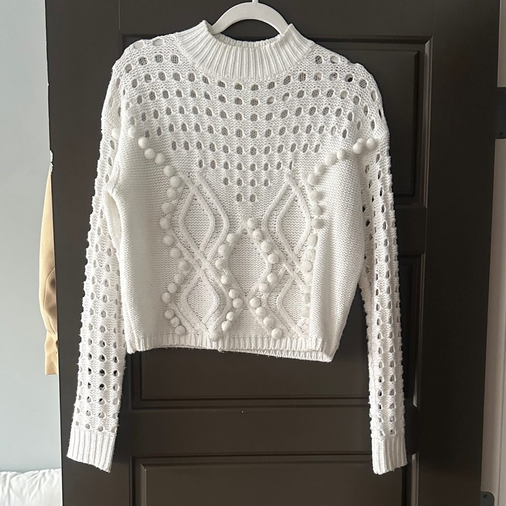 White Knit Sweater